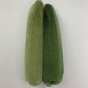 2 PCS Mixed Colors African Exfoliating Net Sponge,African Bath Sponges gentle formula Christmas Long Handled Dry Brushing Body Brush squeegee shower Natural Beach Sand Removal Bag desodorante corporal care sale shop black friday Sourced Bundle massage bar