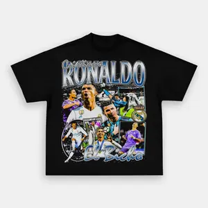 Cristiano Ronaldo Youth and Adult T-shirt and Sweatshirt Graphic Tees Tees Graphic Shirts CR7 Legend El Bicho Soccer Star Fan Shirt Vintage Football Graphic Gift for Men Women Kids Apparel