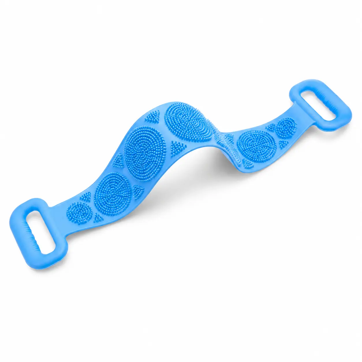 Flexible Long Cleansing Back Strap, Multi-Bump Shower Exfoliating Belt For Effortless Whole-Body Bath Cleansing