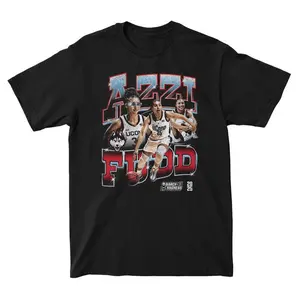 Azzi Fudd 90s Retro Black Tee Graphic T-Shirt Cotton Womenswear Streetwear Essential Trending Gift for Fans