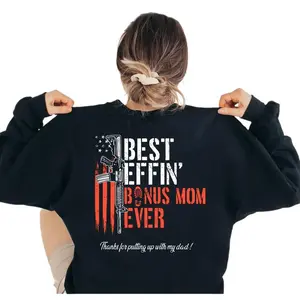 Funny Bonus Mom Shirt – Vintage Stepmom Appreciation Tee, Mother’s Day Gift, Unisex Casual Graphic Top