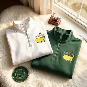 Golf Embroidered Quarter Zip Sweatshirt – Golf Tradition Apparel