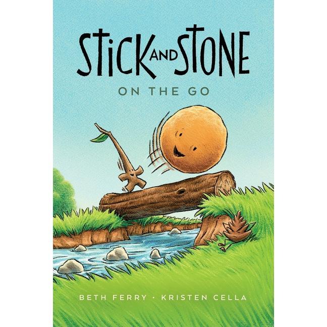 Stick and Stone on the Go: A Graphic Novel (Stick and Stone) by Beth Ferry||Kristen Cella [Hardback Book]