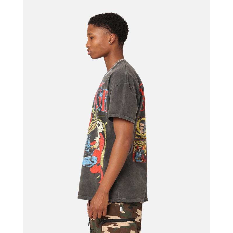 Marvel Doctor Strange Heavyweight Vintage T-Shirt Black Wash