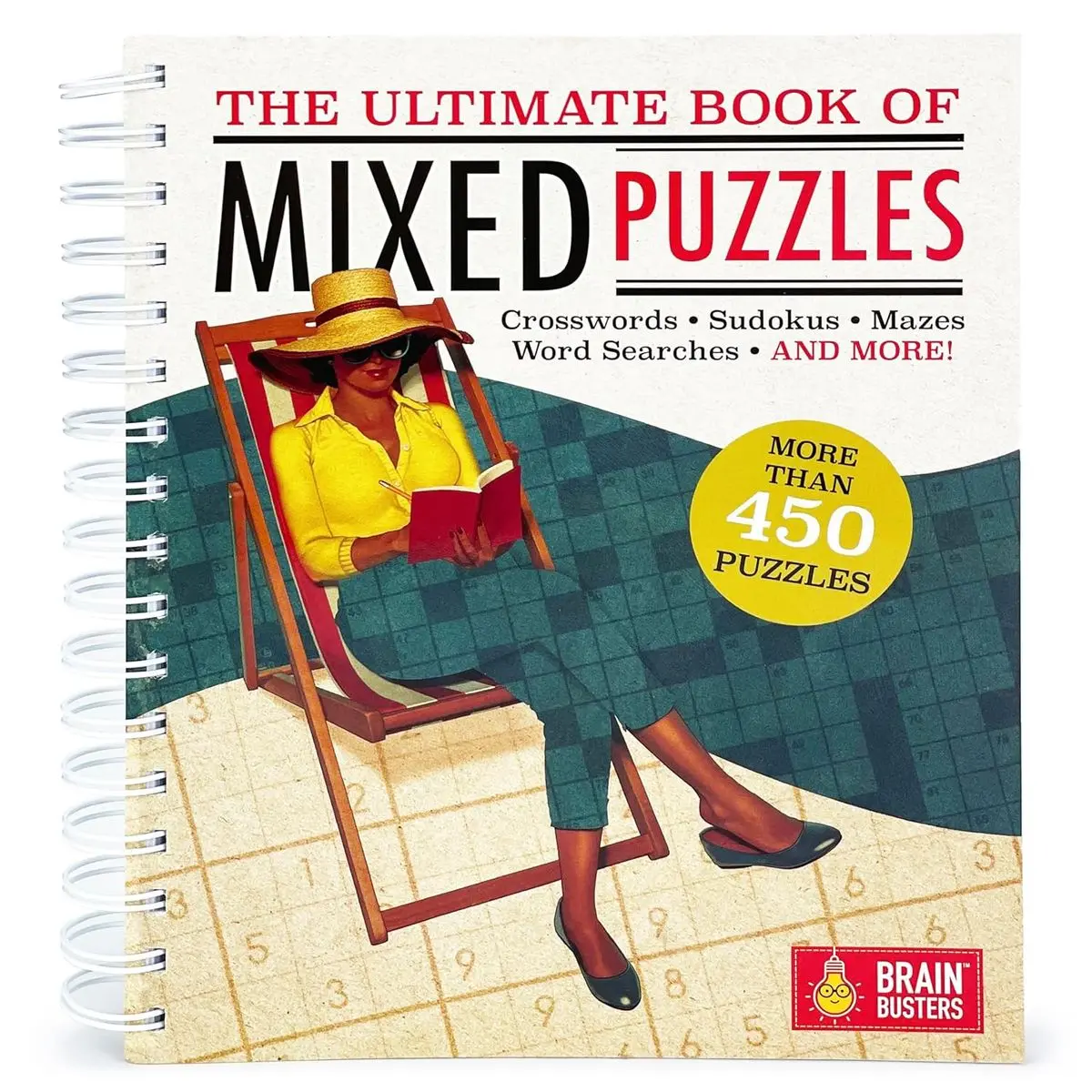 The Ultimate Book of Mixed Puzzles: More than 450 Puzzles for Adults Including Word Searches, Crosswords, Sudoku, Mazes and More! (Part of the Brain Busters Puzzle Collection) Paperback – August 10, 2021