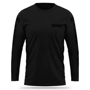 [SHERIFF] Cotton Blend Long Sleeve [BLK/BLK]