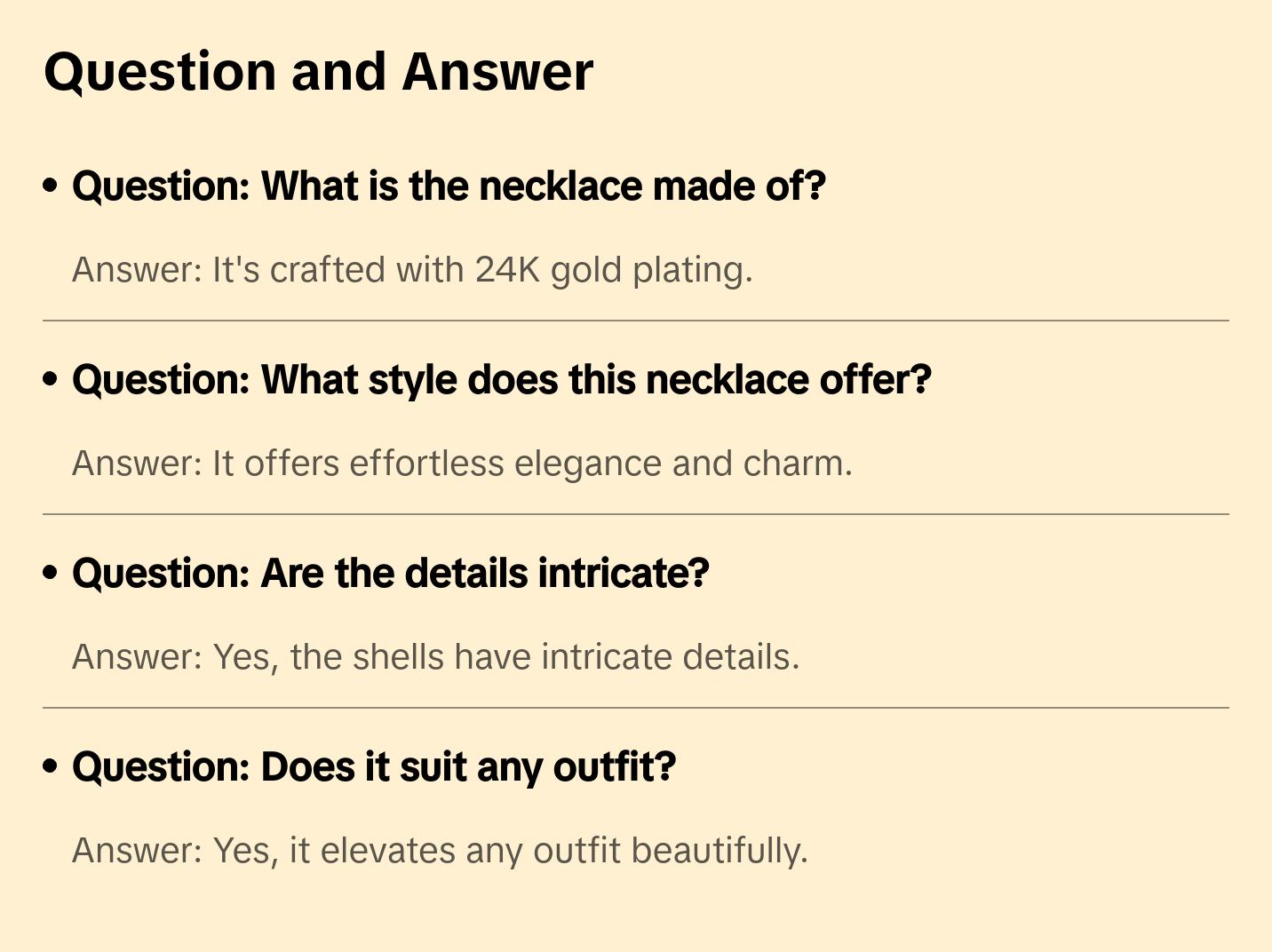 Shells Harmony Necklace