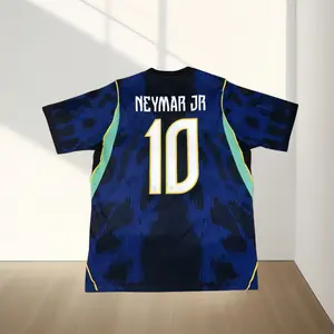 2026 Away Blue Short-Sleeve Neymar #10 Soccer Jersey