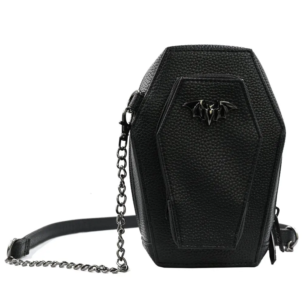 Coffin Mini Crossbody Bag Bat Purse Versatile Adjustable