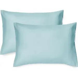 Pillowcases 13x18 Travel Pillow Case Set of 2, Small Pillow Case Fits  Pillow Sized 12x16, 13x18,  Pillowcases 2 Pack Machine Washable (Blue Coral)