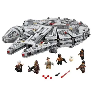 New 1329 Pieces Millennium Falcon Space Ship Set, Adult and Kids Building Blocks Toy, Gift for Boys and Girls, Birthday Present