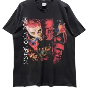 Vintage 90s System of a Down Band Tee, 90's Unisex Tshirt