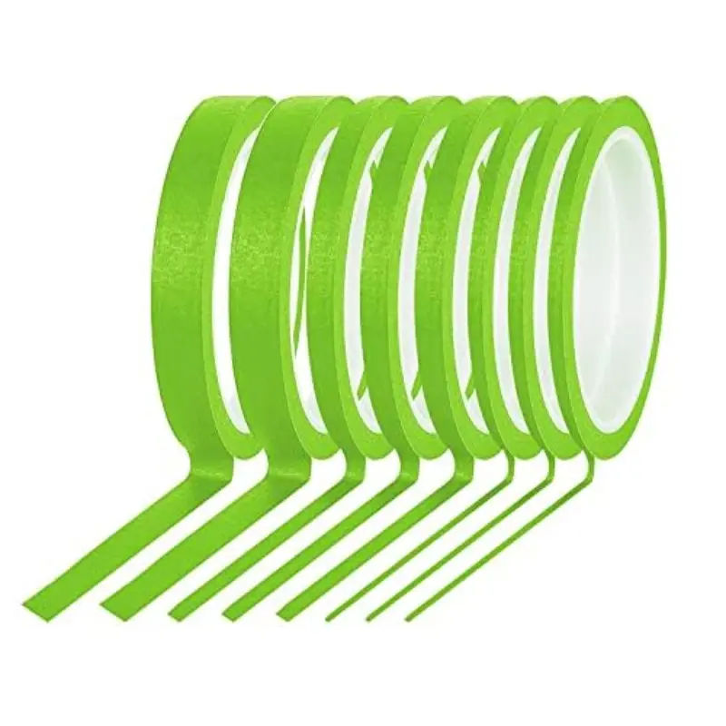 8Rolls Thin Painters Tape Total 176yards 1/8, 1/4, 1/2 inch Width Painter Tapes Paint Taping masking Tape Pinstriping Tape, DIY Art TapeSmart Selection, 3" Large Core Easy to Work for Big Projects