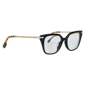 Pre-owned BURBERRY Plastic Small Leather Goods Nova Check Eyeglasses
