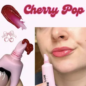 Chery Pop LIP GLAZE // Murumuru Butter Shea Butter Vitamin E Oil // Buttery Lip Squeeze Tube
