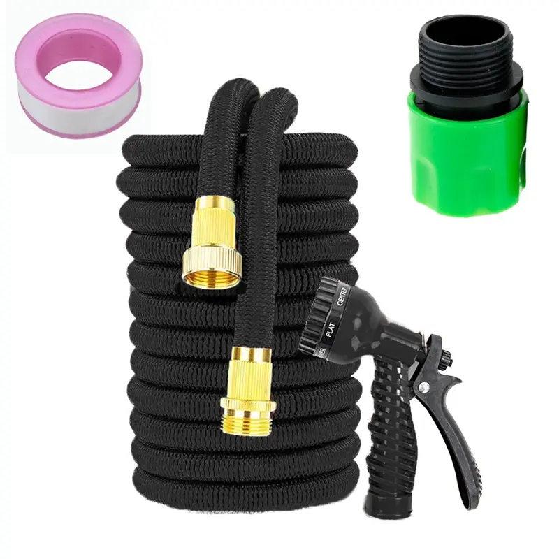 Telescopic Car Wash Hose - High Pressure, Multi-Functional Watering for Garden Irrigation Pipe, Retractable Water Hose, Expandable Hose