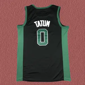 Jayson Tatum Classic-Design stitched Basketball Jerseys black shirt