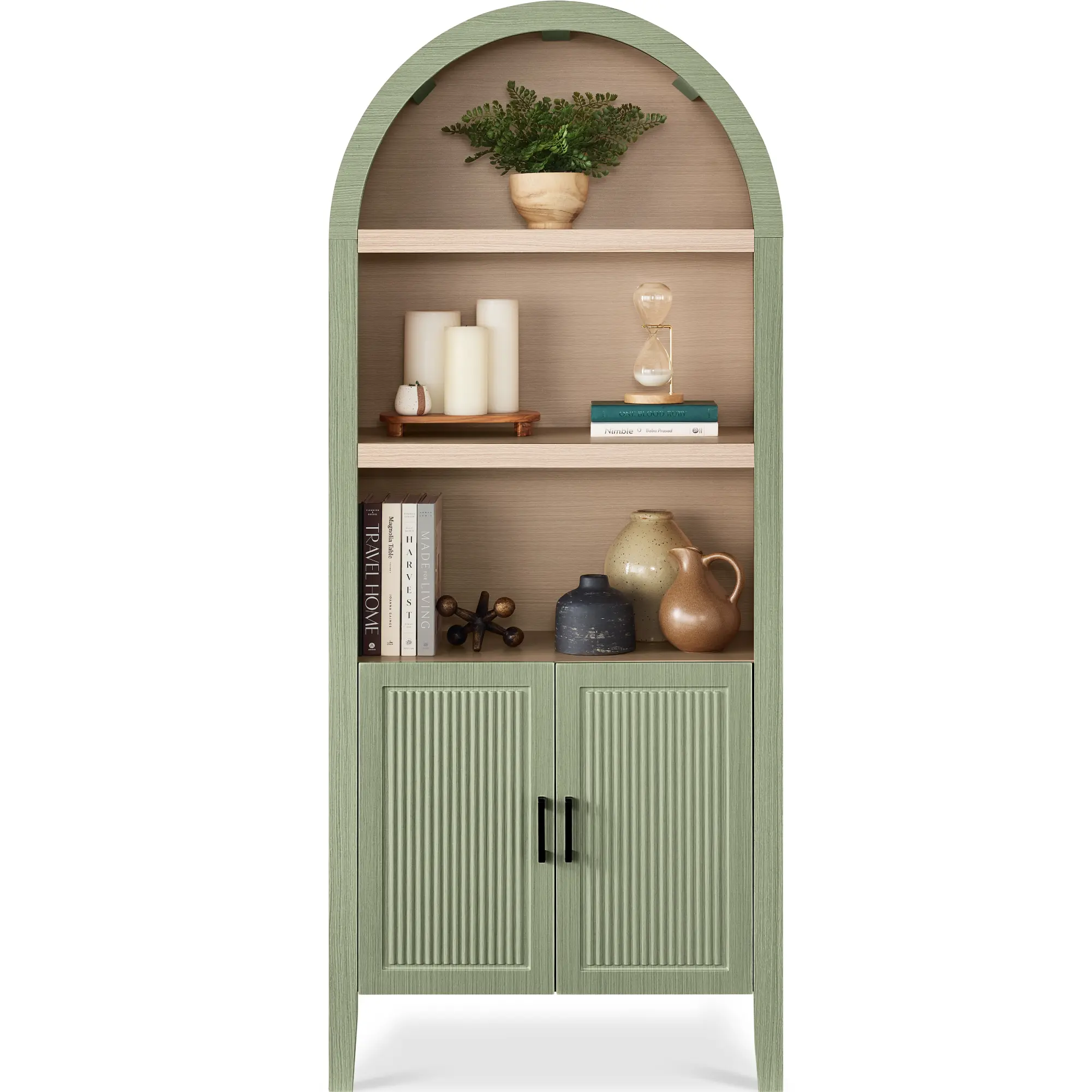 Best Choice Products 72in Tall Arched 5-Tier Bookshelf Storage Cabinet w/ Adjustable Shelves Best Choice Products 72in Tall Arched 5-Tier Bookshelf Storage Cabinet w/ Adjustable Shelves