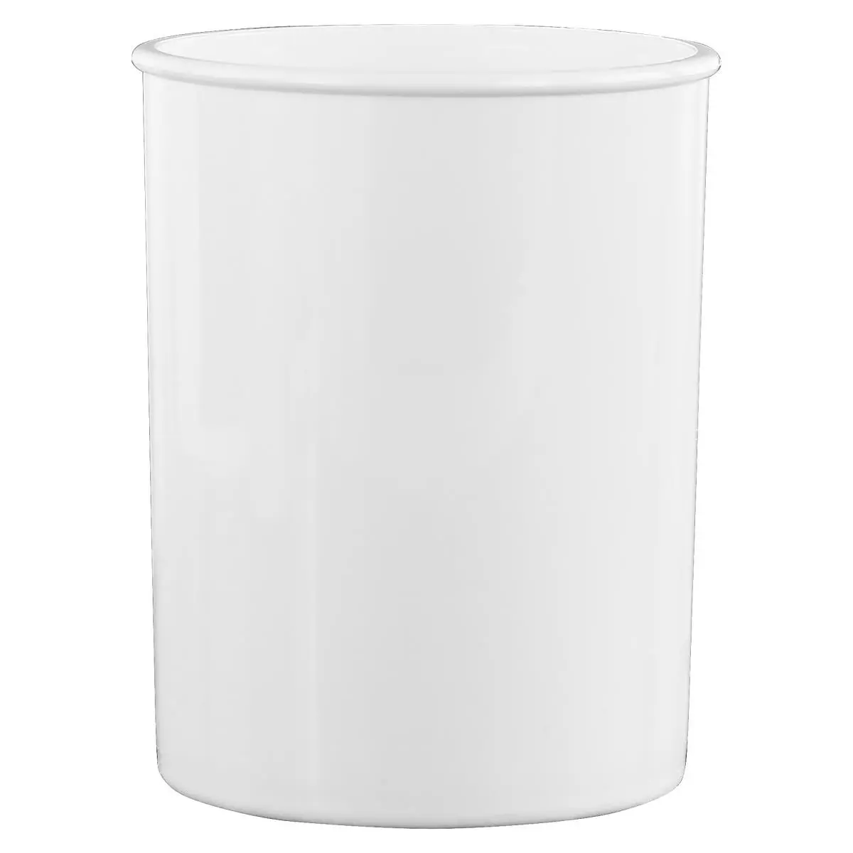 212 MAIN BPA-Safe Plastic Mini Kitchen Utensil Holder - White, Compact, Kitchen Storage & Organization, Holds 7-12 Utensils