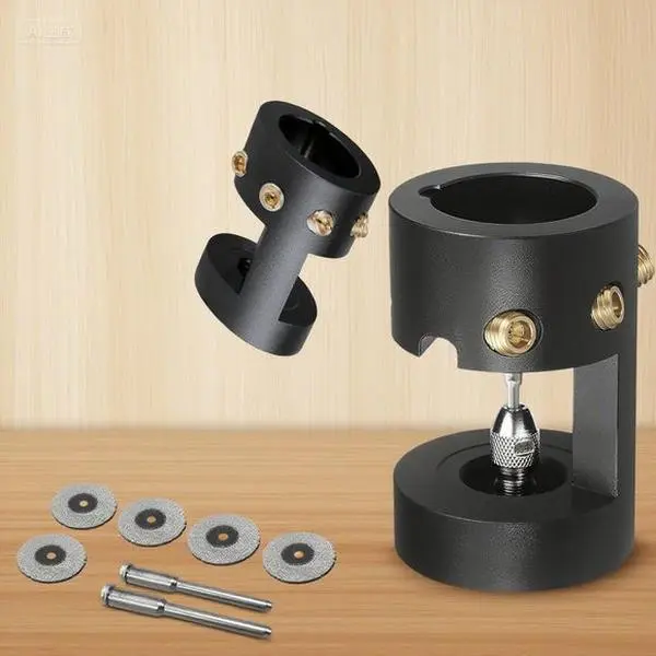 Tungsten Electrode Multi-Angle Sharpener Tool for TIG Welding & ARC Equipment, Lightweight Aluminum Alloy, 4 Cut-Off Slots, 5 Diamond Grinding Discs, Ergonomic Reusable Welding Maintenance Accessory with Magnetic Holder & Spring Iron Set, Diy Enthusiasts