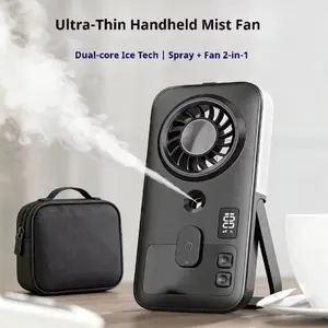 【Summer Survivals】JOYTUTUS 2-in-1 Ultra-Thin Handheld Spray Fan Pocket Fan Mini Portable Fan Quick Cooling Handheld Fan 2026 New Style -summerwins