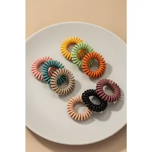 LA3accessories 3-Piece Set Coil Hair Ties