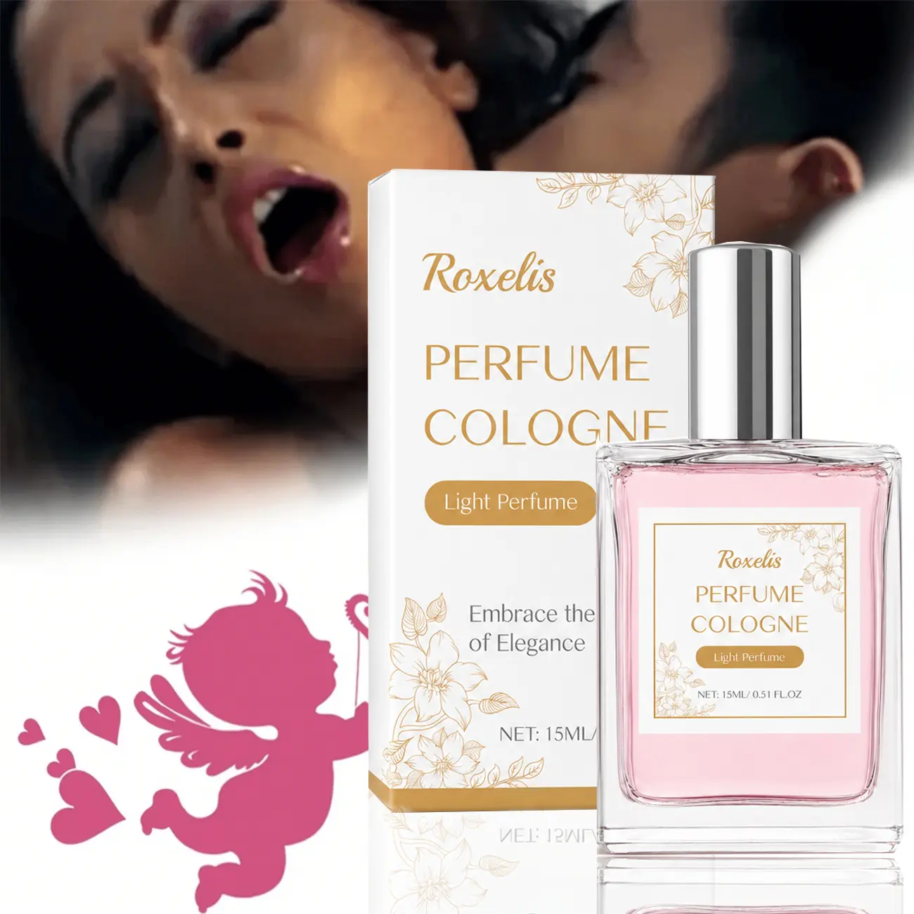 Roxelis Alcohol-Free 15mL Eau de Parfum (Edp) - Clean Girl Youth Niche Fragrance, Long-Lasting Fresh Scent, Convenient Layering Perfume for Everyday Wear, Women's Personal Care Regular Edition