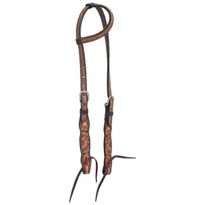 Circle Y Quilted Sunflower One Ear Headstall