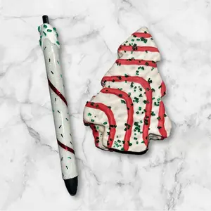 Snack Cake Inspired Glitter Pen - Perfect for Writing and Correction Tools