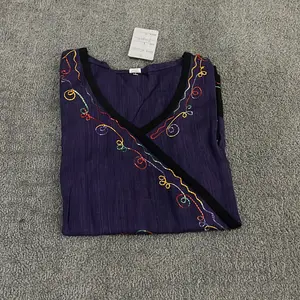 Nepali Woman's Flower Shirt Long Sleeve - Women's Top - Womenswear