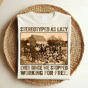 Stereotyped as Lazy Black History Month Shirt, Black History African American Tee, African Black Pride