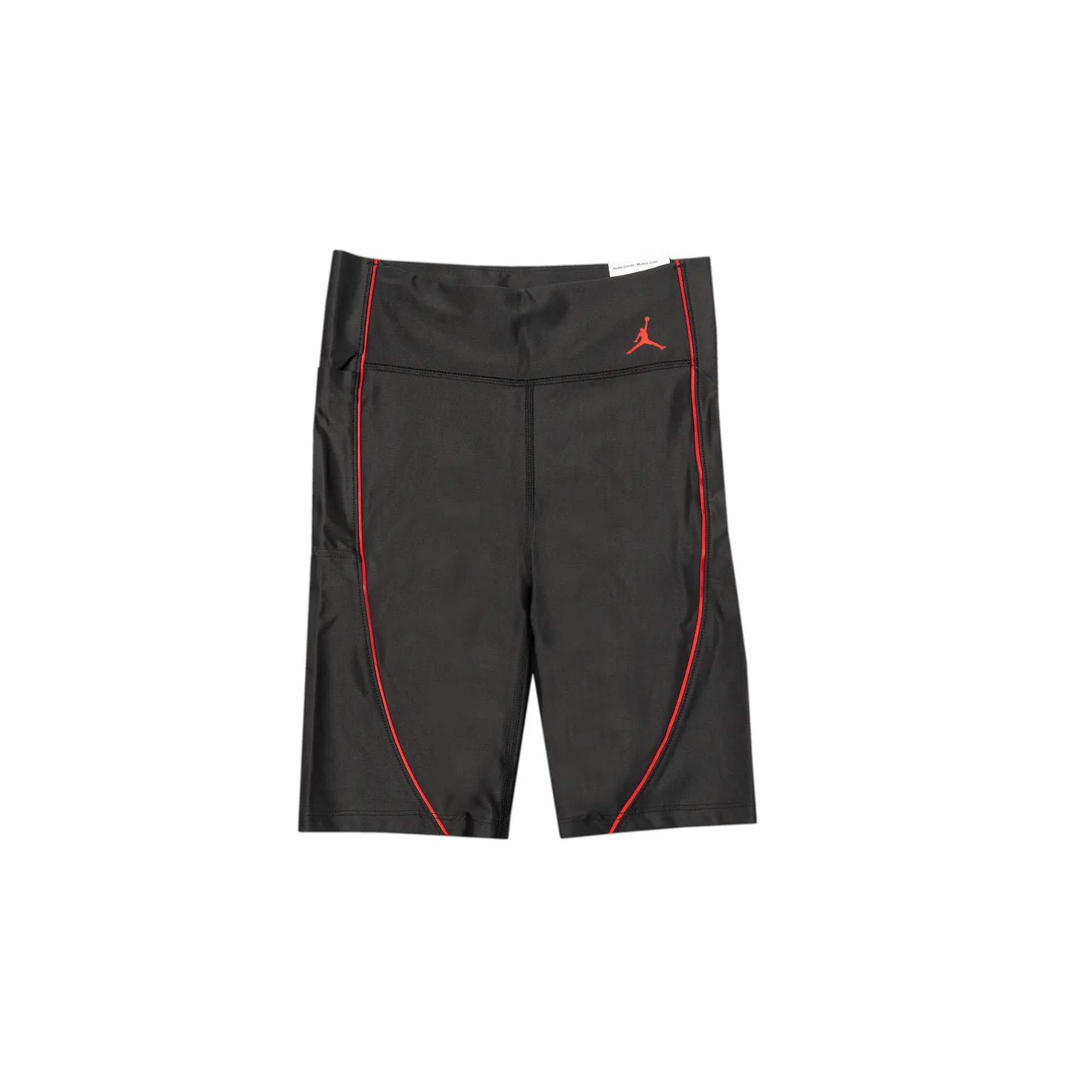 Jordan Essential Bike Shorts WMNS "Black - University Red" DC2177 010