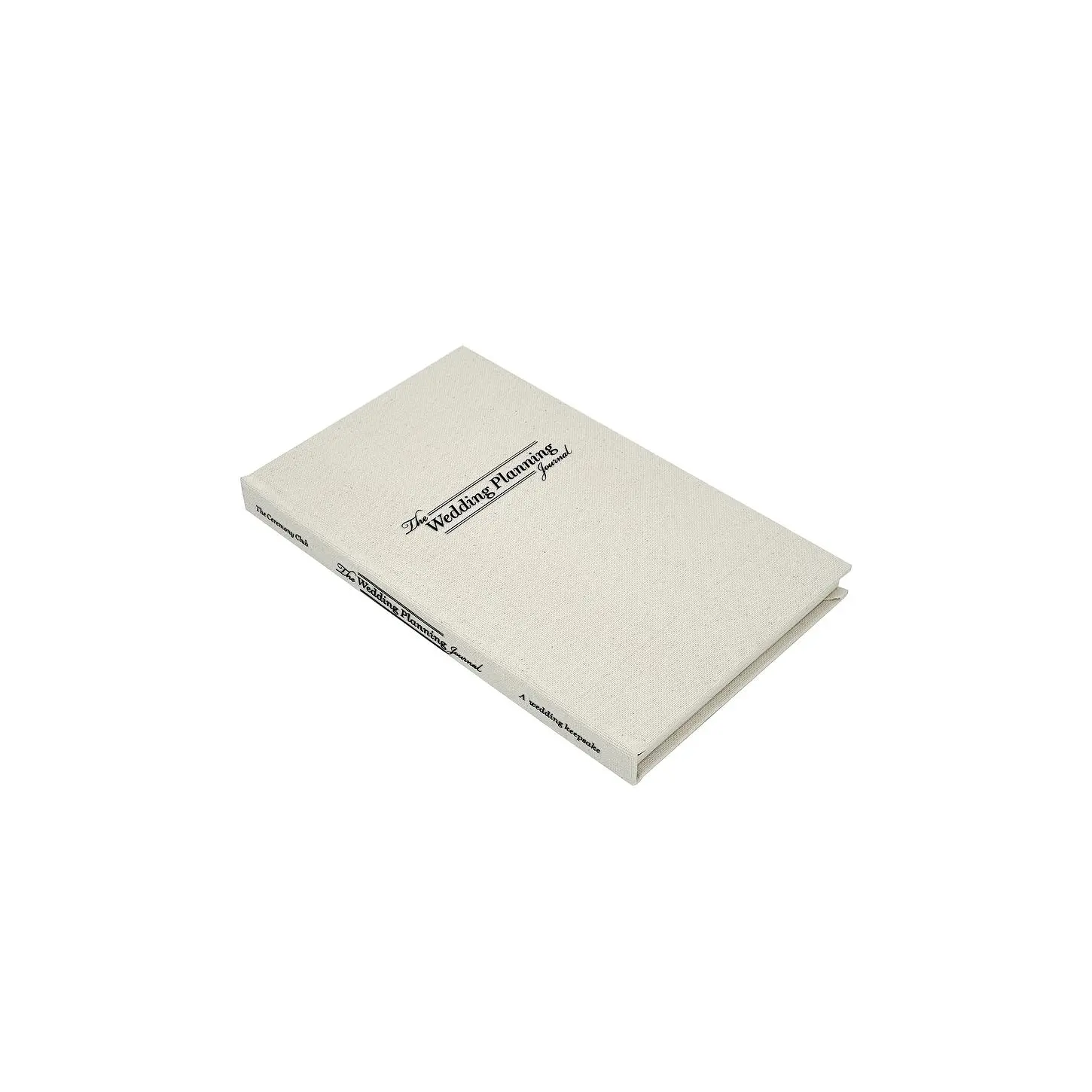 The Ceremony Club Wedding Planning Journal in Classic Linen