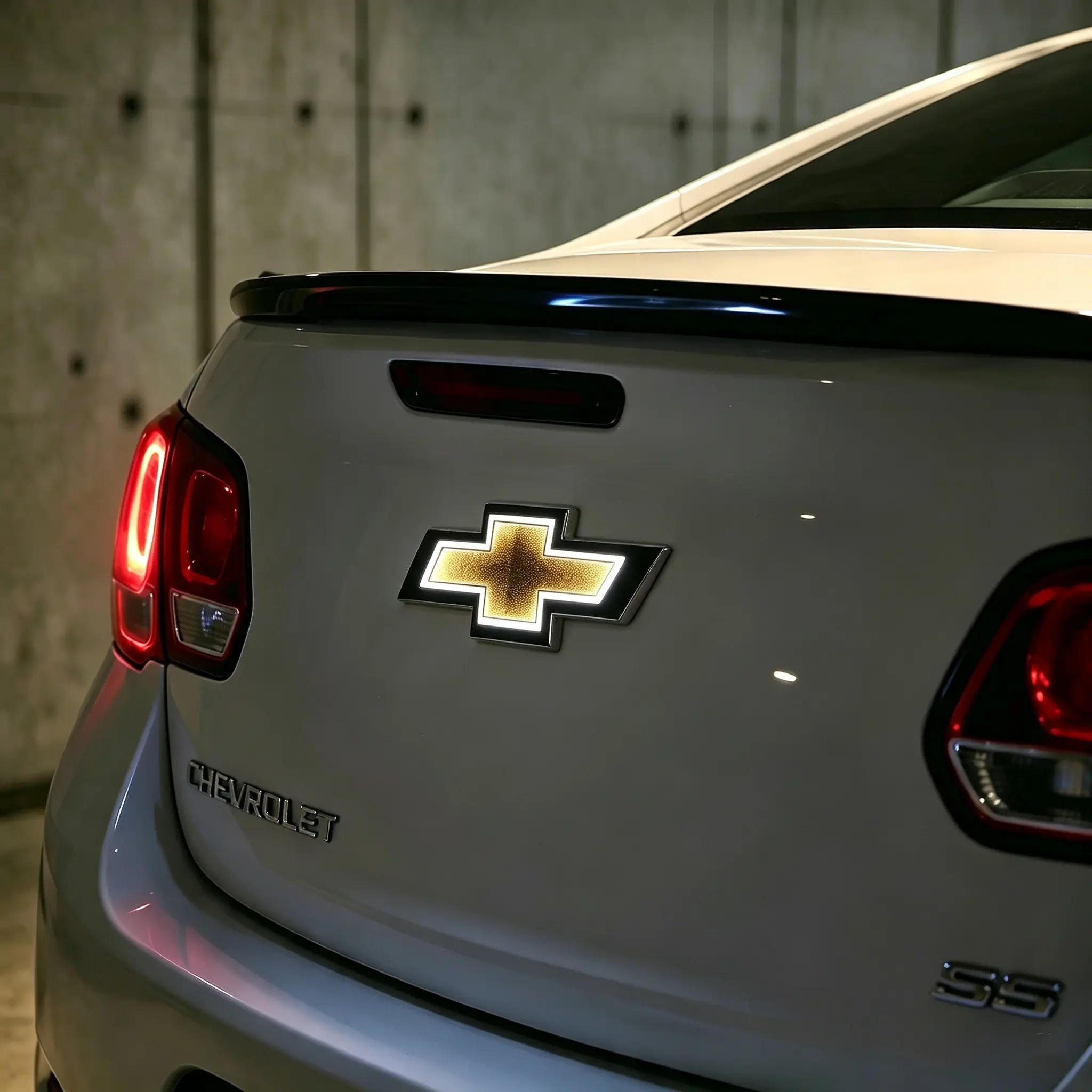 RGB Illuminated Front Grille Bowtie Badge, Plug‑and‑Play Light‑Up Outline Emblem Exterior Mod Parts for Chevy Camaro Silverado