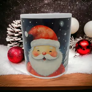 Jolly Santa Christmas Mug