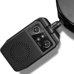 Mini Amp 5W Portable Electric Practice Amp  Rechargeable Guitar Amplifier Built-in 4 Effects Clean Distortion Overdrive Reverb, Black (JA-05G)