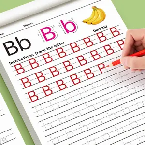 Letter Practice Book A-Z, Patterned Alphabet Writing Workbook, Ideal for Preschoolers and Kindergarten Kids, Learn to Write