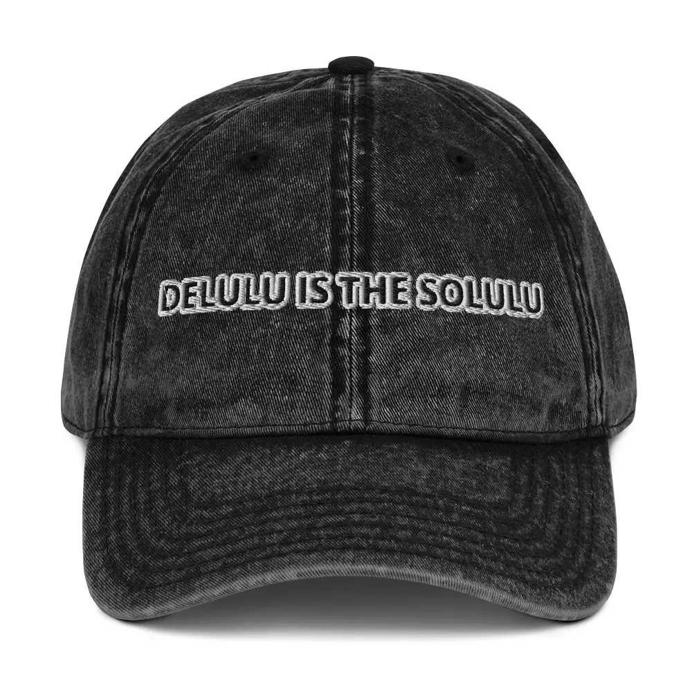 DELULU IS THE SOLULU Cap, Fashion Accessory Hat