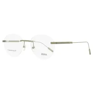 Zegna Rimless Titanium Eyeglasses EZ5263-H 017 Matte Palladium 53mm