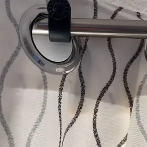 NoNo Bracket - No Drill Curtain Rod Bracket Attachment over Blinds (Black Set of 3) Curtains