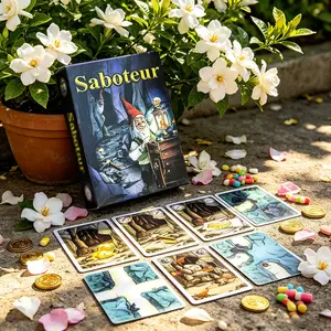 Goblin Cave Adventure Themed Card Game for Parties, Fun Treasure Hunt Board Game for Friends Gatherings, Interactive Strategy Game for Thanksgiving and New Year，Family and Friends Gathering Interactive Competitive Card Game, Game Party Cards