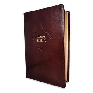 Bible in Spanish Giant Font 14 points Reina Valera 1960 Imitation Brown Leather