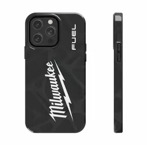Black Milwaukee iPhone Case, for iPhone 16 15 14 13 12 11 Pro Max Pro Plus Mini iPhone XS Max, XR Case, Shockproof, Accesories