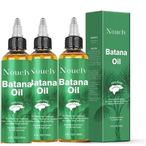 Batana Oil,Dr. Sebi Organic Raw Honduras Oil for Hair - 100% Pure & Natural for Thicker, Stronger Hair - 4 FL OZ Scalp Nourishment Haircare