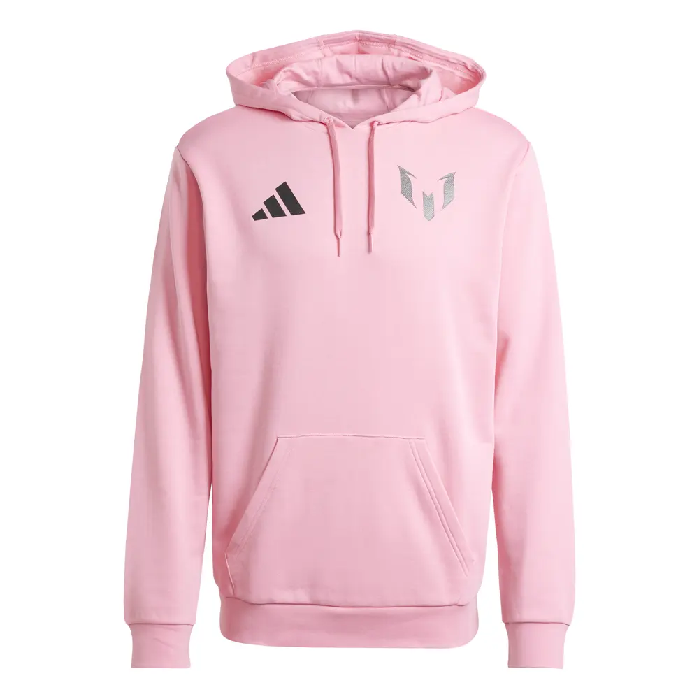 adidas Mens Messi Name & Number Graphic Hoodie Casual Outerwear Casual - Pink adidas Mens Messi Name & Number Graphic Hoodie Casual Outerwear Casual - Pink