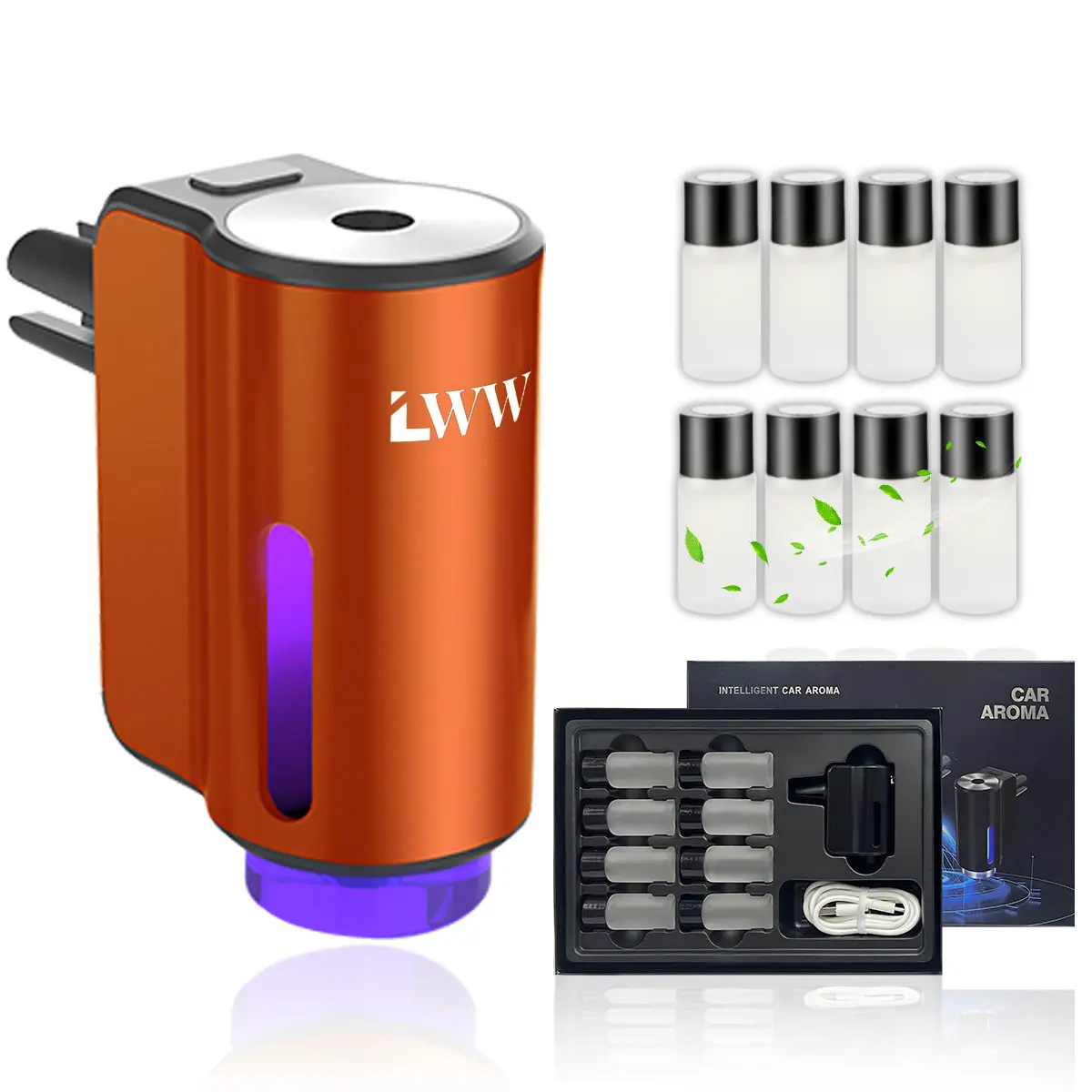 (8 bottles) - Orange - Mixed Flavors