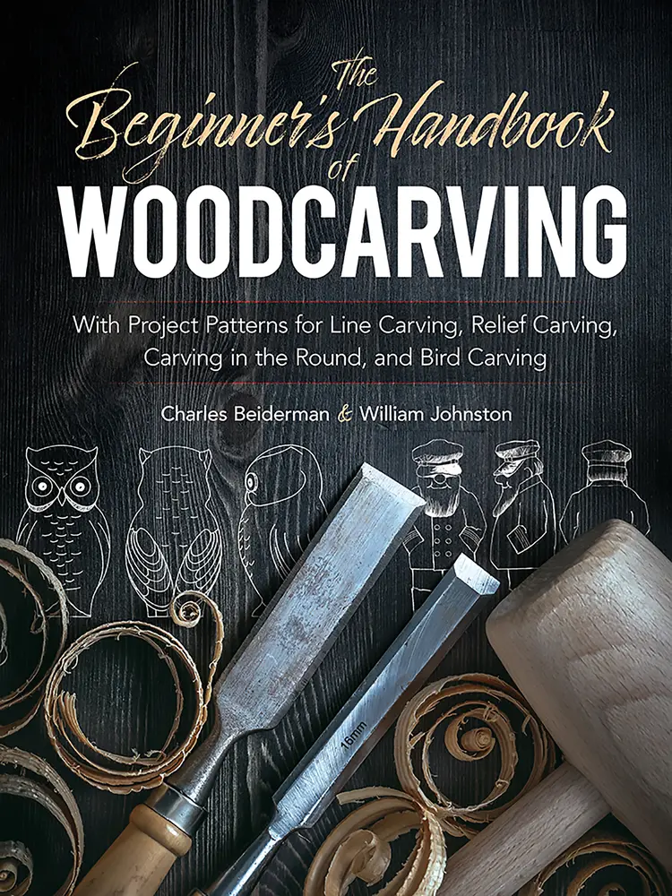 USED Book - The Beginner's Handbook of Woodcarving: With Project Patterns for Line Carving, Relief Carving, Carving in the Round, and Bird Carving by Beiderman, Charles (Paperback) - english