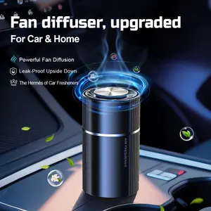 Automatic essential oil diffuser, smart car fragrance diffuser, rechargeable automatic on/off diffuser, natural fragrance, ultrasonic atomization, built-in powerful battery, long-lasting fragrance, multiple fragrance options