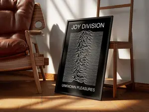 Joy Division Poster, Unknown Pleasures Poster