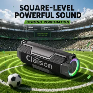 Mind-Blowing Loud Bluetooth Speaker, Claison 360° Surround Sound with Strong Bass, No More Weak Audio at Outdoor Parties, Stadium-Level Sound Penetration, Ideal Gift for Football Fans & Music Lovers outdoorfun